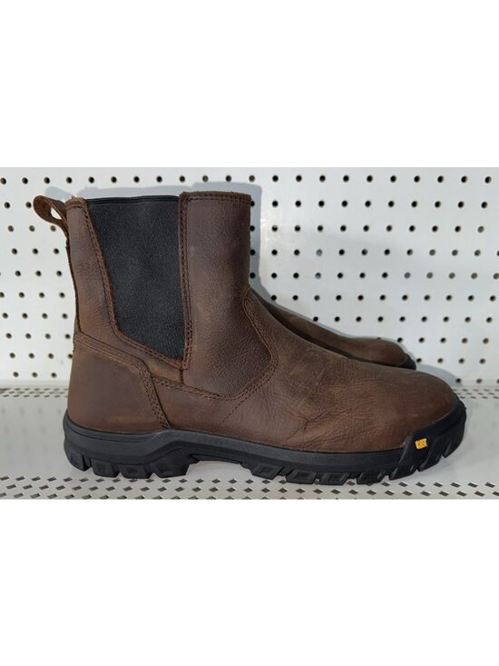 Caterpillar Wheelbase Mens Pull On Steel Toe Slip Resistant Work Boots Size 13 main image 5